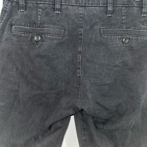 Dockers Ultimate Chino Slim Fit Smart Flex Black Pants Size 28w/30L - Picture 10 of 10